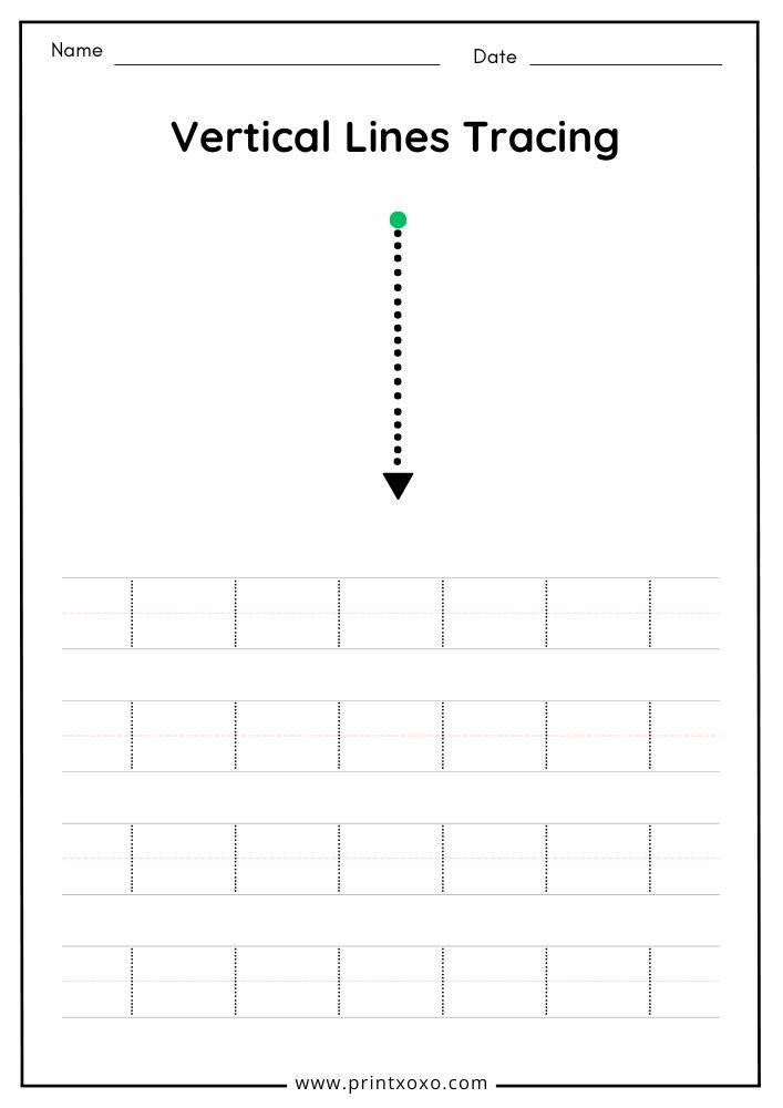 Free Line Tracing Worksheets for Kids – Pre-Writing Practice Workbook PDF