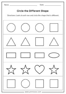 Same and Different Worksheets – Free Printable PDF for Preschool ...