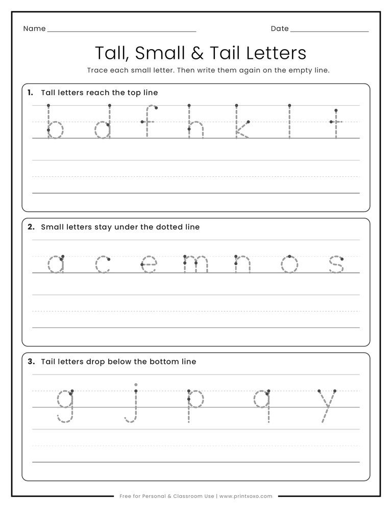 Small Letter Rtrace Uppercase & Lowercase Letter Tracing Worksheets for Kids